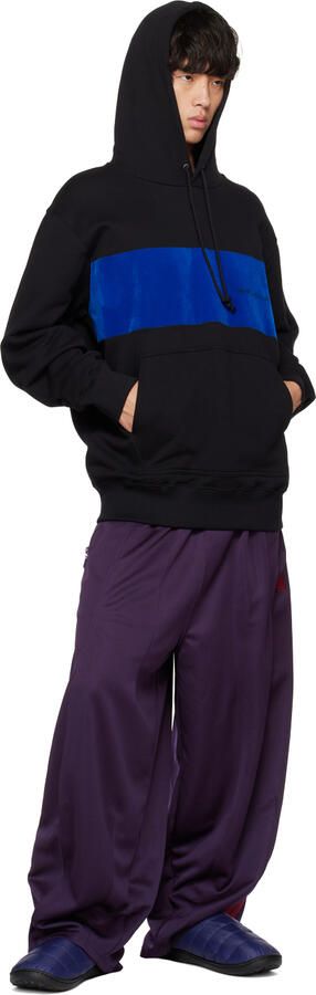 SUBU Navy Quilted Slippers - Picture 4