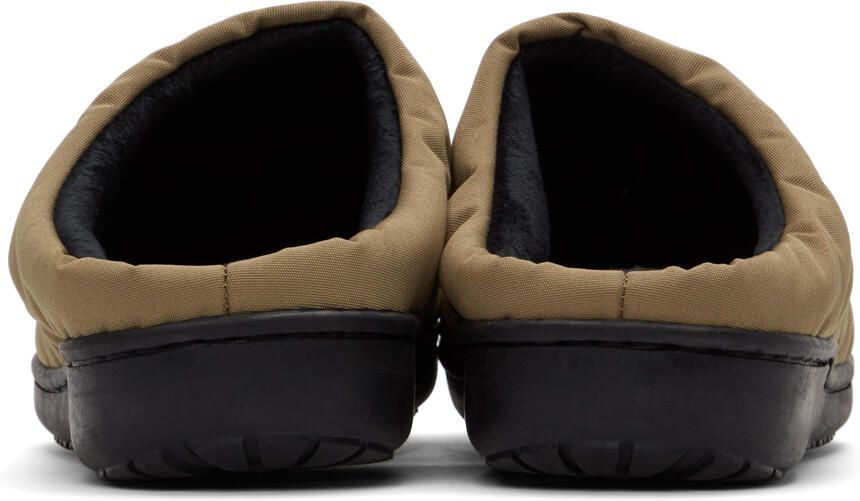 SUBU Taupe Quilted Nannen Slippers - Picture 2