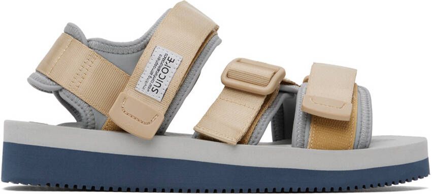 Suicoke Beige & Gray KISEE-V Sandals - Picture 5