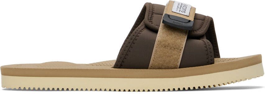 Suicoke Beige & Tan PADRI Sandals - Picture 4