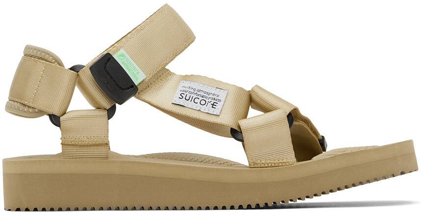 Suicoke Beige DEPA-Cab Sandals