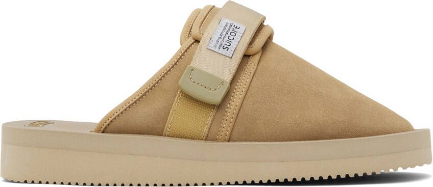 Suicoke Beige ZAVO-VS Slippers - Picture 3