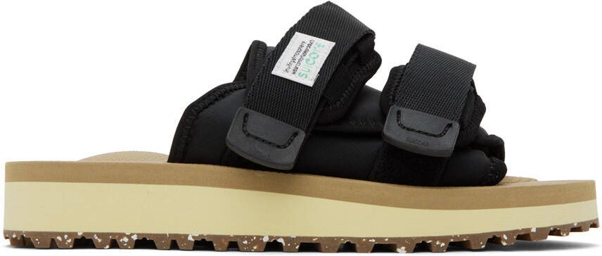 Suicoke Black & Beige Moto-Cab-Eco Sandals - Picture 5