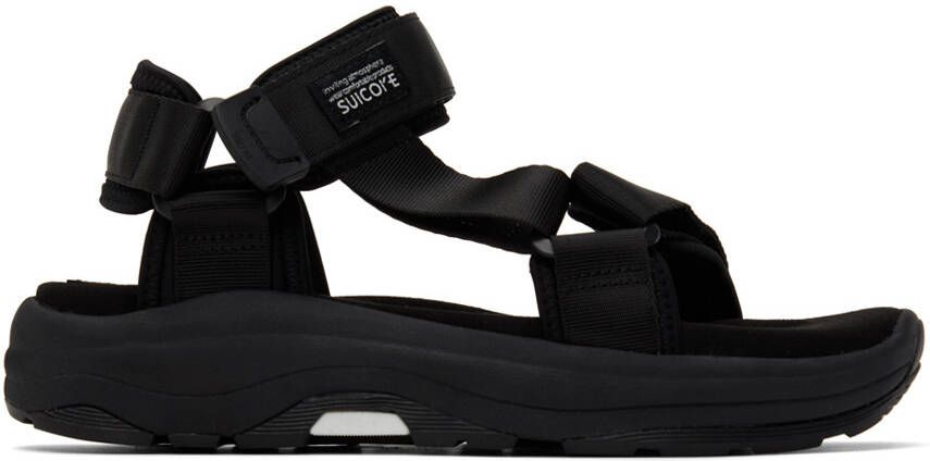 Suicoke Black DEPA-Run Sandals - Picture 4