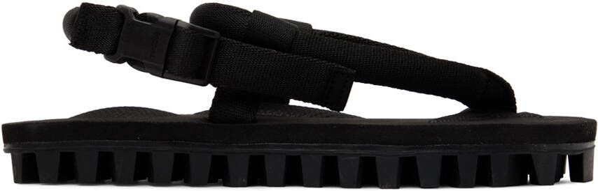 Suicoke Black GUT Sandals - Picture 4