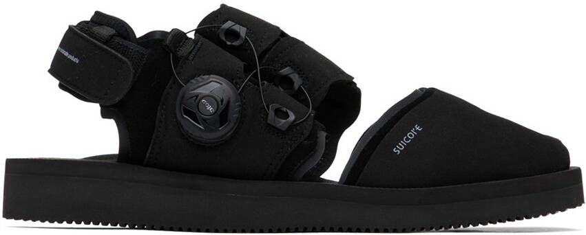 Suicoke Black HAKU-ab Sandals - Picture 5
