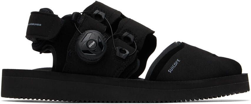 Suicoke Black HAKU-ab Slippers - Picture 4