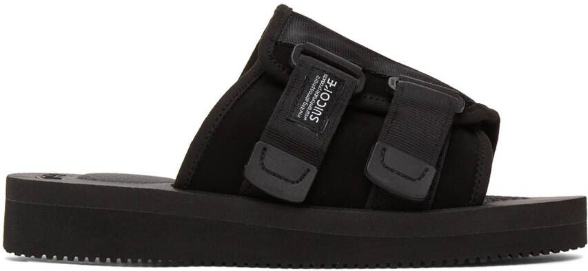 Suicoke Black KAW-VS Sandals - Picture 5