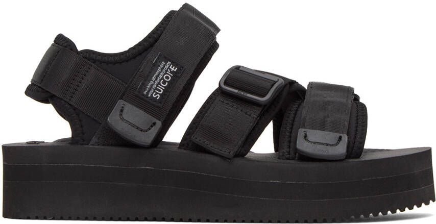 Suicoke Black KISEE-VPO Sandals - Picture 5
