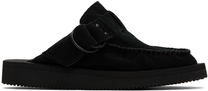 Suicoke Black LEMI-Mab Slip-On Loafers - Picture 5