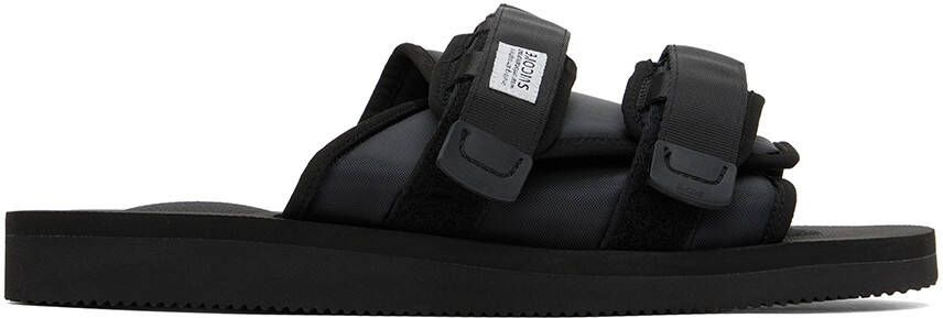 Suicoke Black Moto-Cab Sandals