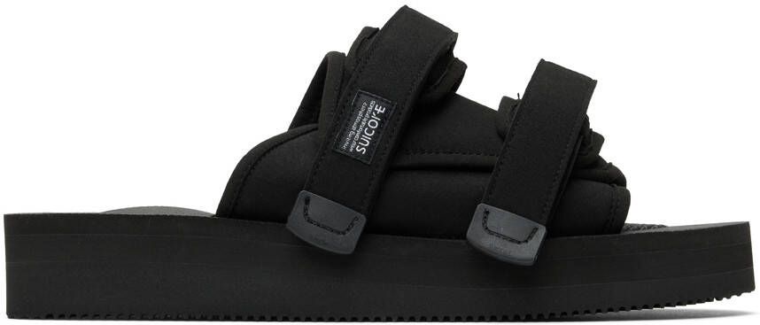 Suicoke Black MOTO-PO Sandals - Picture 5