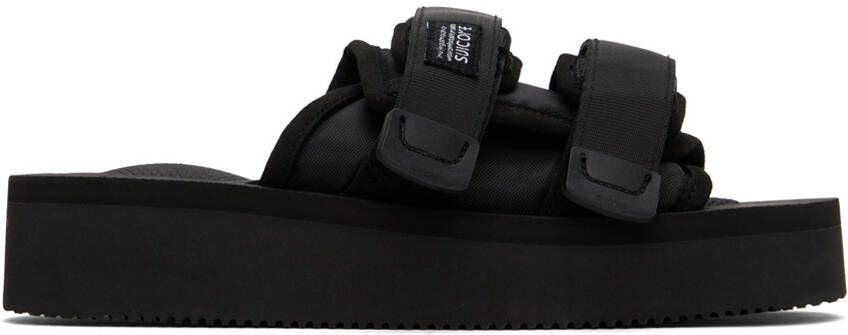 Suicoke Black MOTO-PO Sandals - Picture 5