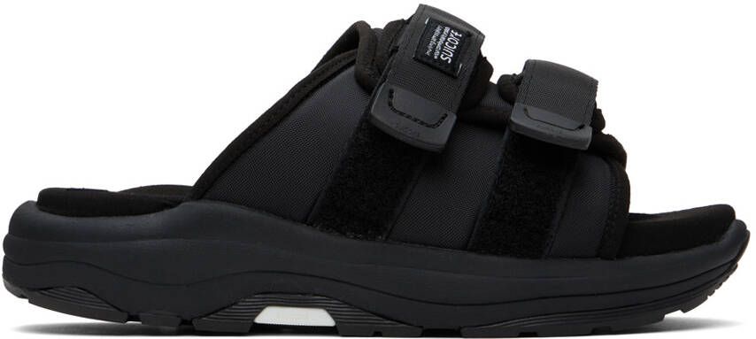 Suicoke Black MOTO-Run Sandals - Picture 4