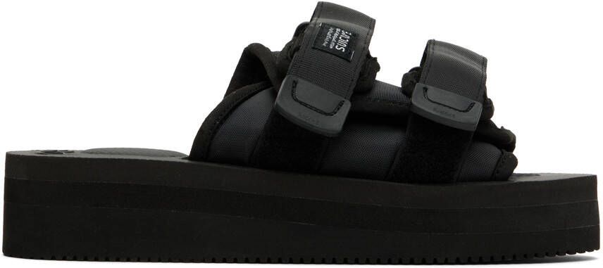 Suicoke Black MOTO-VPO Sandals - Picture 5