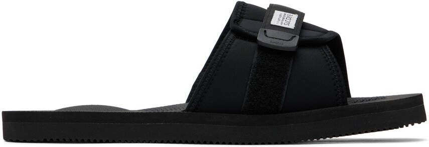 Suicoke Black PADRI Sandals - Picture 4