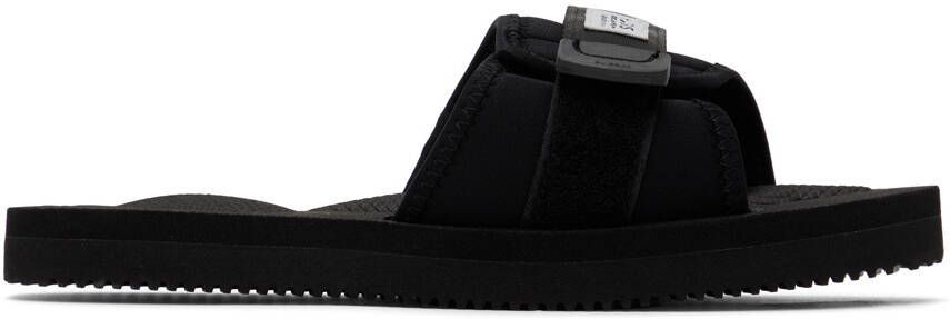 Suicoke Black PADRI Sandals - Picture 9