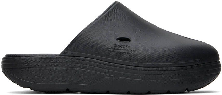 Suicoke Black Polk Slippers