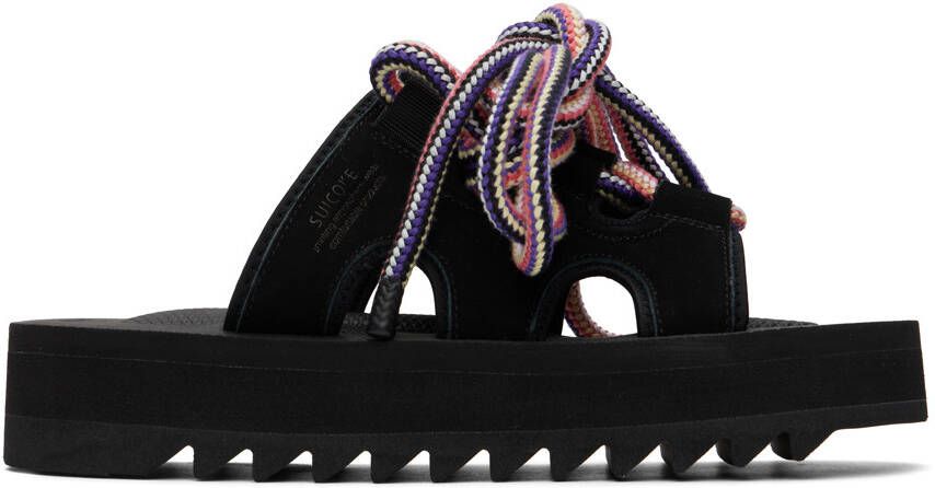 Suicoke Black RAY-ab Sandals - Picture 10