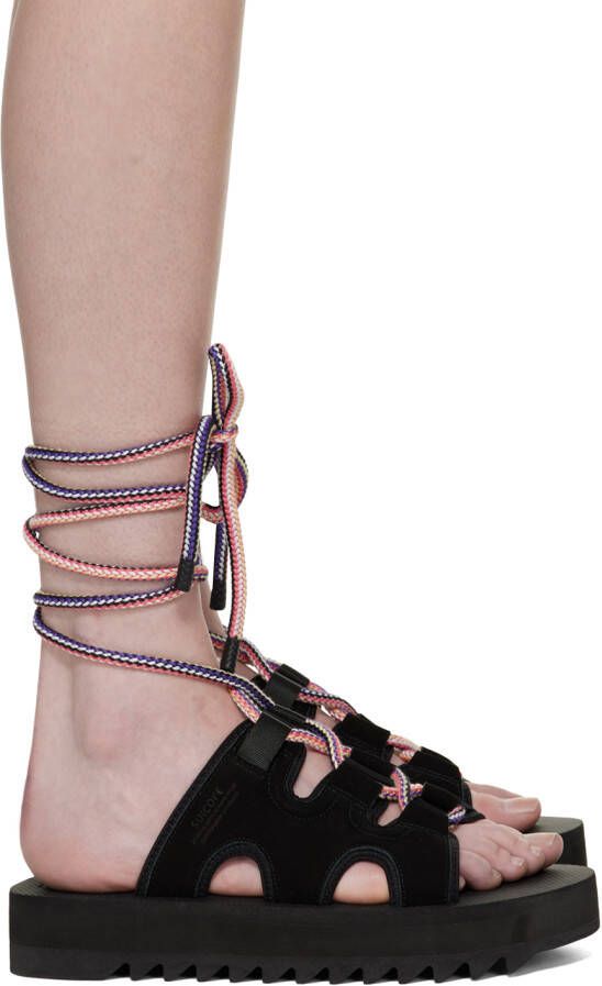 Suicoke Black RAY-ab Sandals - Picture 4