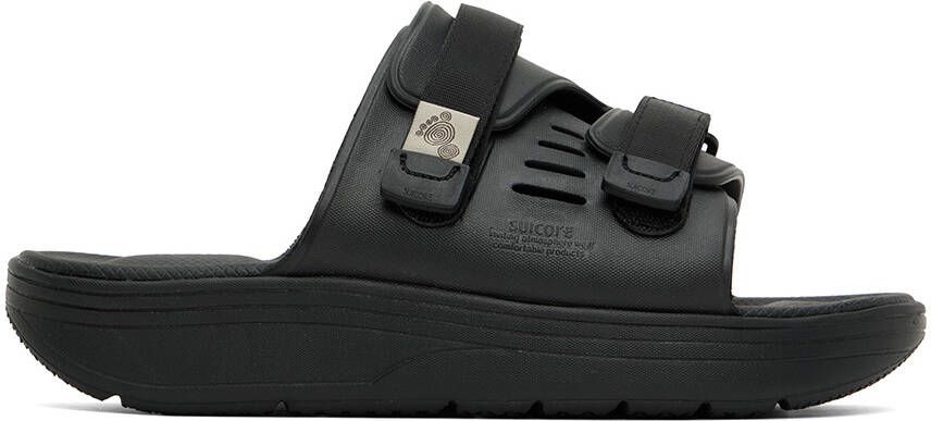 Suicoke Black URICH Sandals - Picture 5