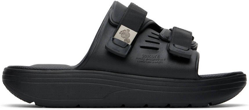 Suicoke Black URICH Sandals - Picture 5