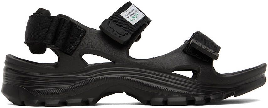 Suicoke Black Wake Sandals - Picture 5