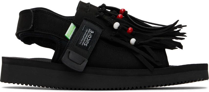 Suicoke Black WAS-4ab Sandals - Picture 5