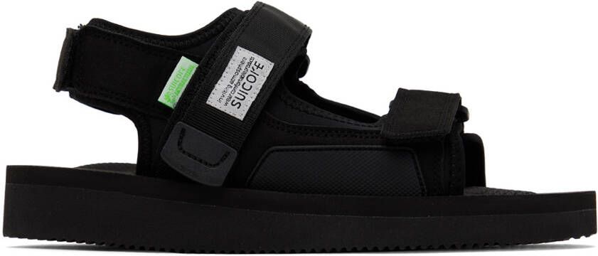 Suicoke Black WAS-Cab Sandals - Picture 4