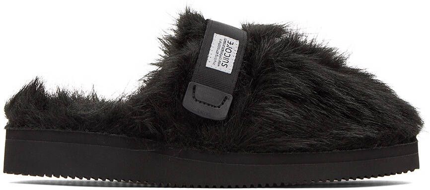 Suicoke Black ZAVO-2EU Sandals