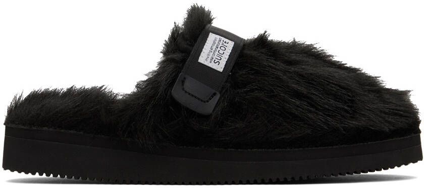 Suicoke Black ZAVO-2EU Slip-On Loafers - Picture 5