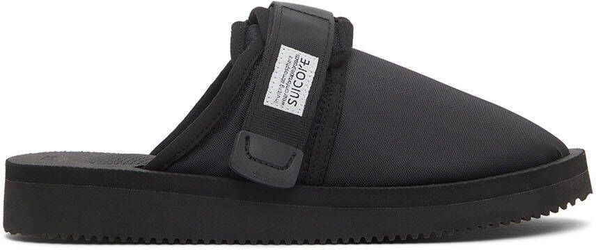 Suicoke Black ZAVO-CAB Slippers - Picture 5
