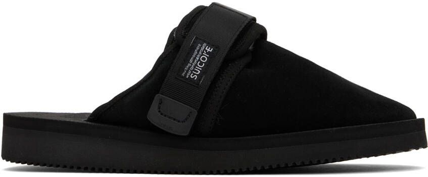 Suicoke Black ZAVO-Mab Slip-On Loafers - Picture 5