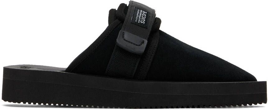 Suicoke Black ZAVO-VS Slippers - Picture 5