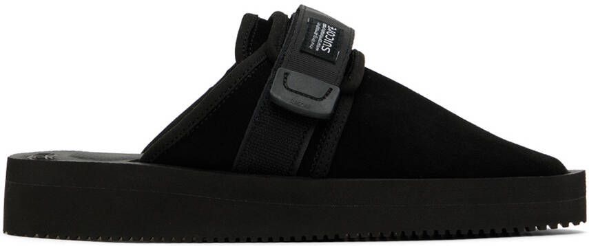 Suicoke Black ZAVO-VS Slippers