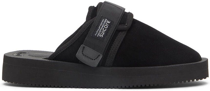 Suicoke Black ZAVO-VS Slippers - Picture 5
