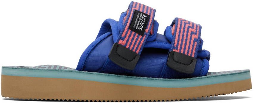 Suicoke Blue & Orange MOTO-JC01 Sandals - Picture 5