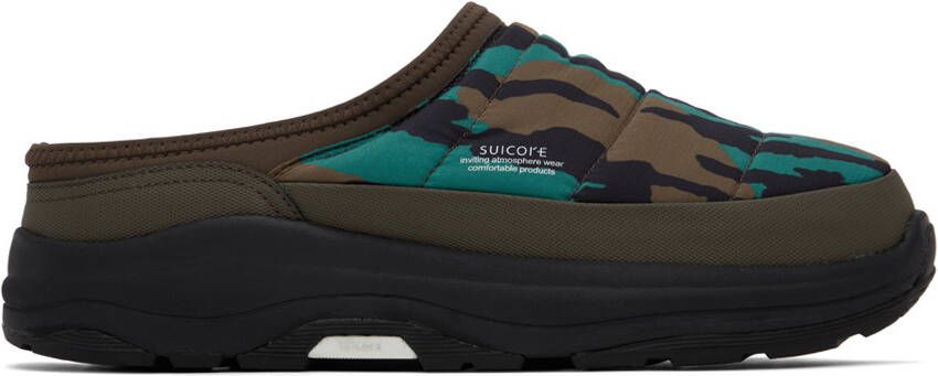 Suicoke Brown & Blue Pepper-Evab-PT04 Loafers