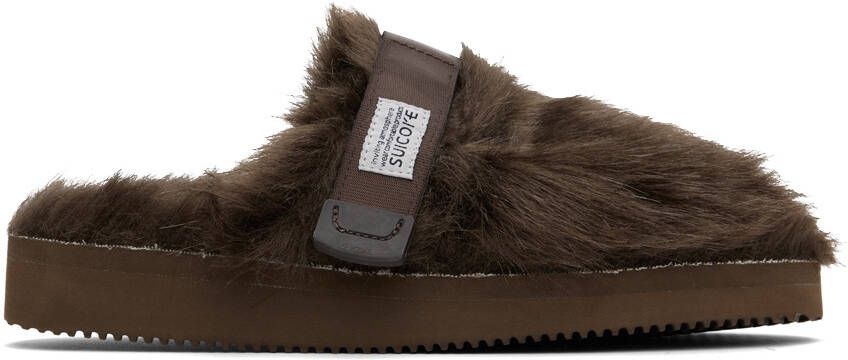 Suicoke Brown ZAVO-2EU Slippers - Picture 5