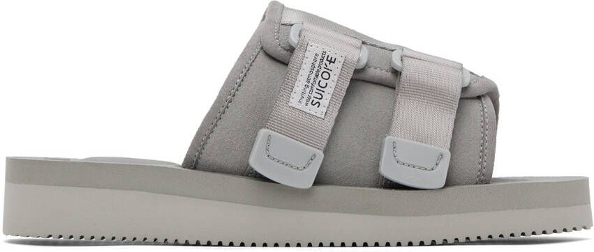 Suicoke Gray KAW-VS Sandals - Picture 4