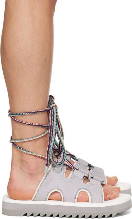 Suicoke Gray RAY-ab Sandals - Picture 5