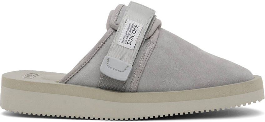 Suicoke Gray ZAVO-VS Slippers - Picture 5
