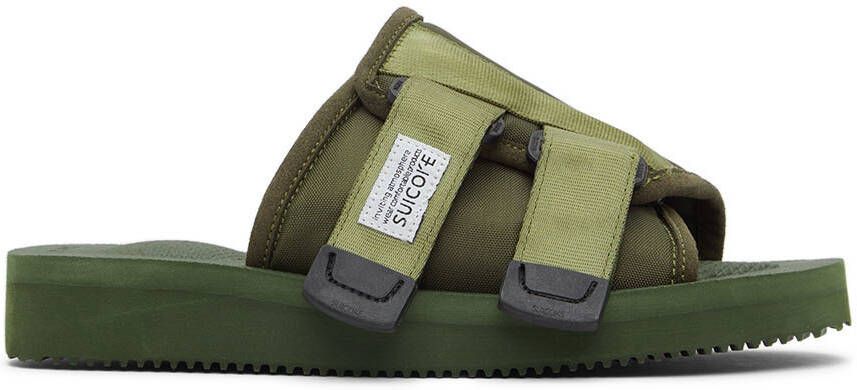 Suicoke Green KAW-CAB Sandals