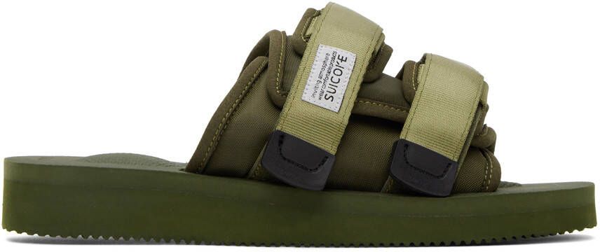 Suicoke Green MOTO-CAB Sandals - Picture 5