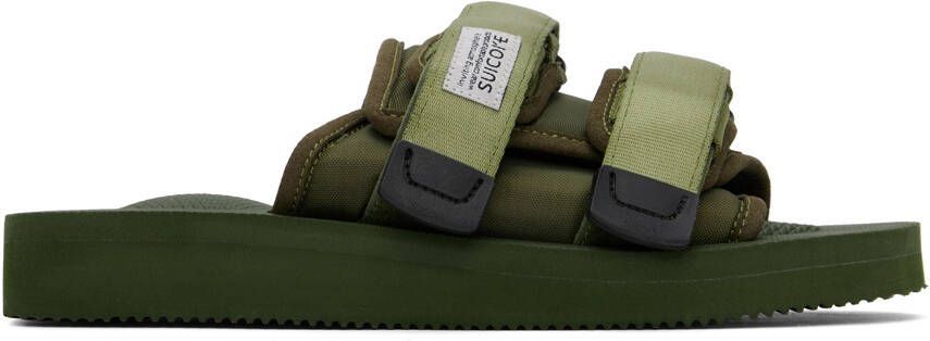 Suicoke Green MOTO-Cab Sandals - Picture 5