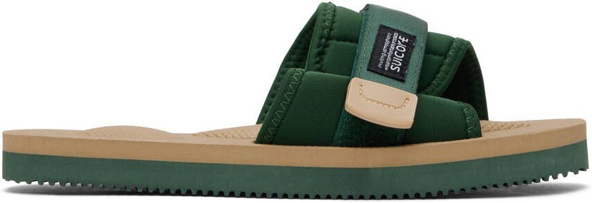 Suicoke Green Padri Slides - Picture 4