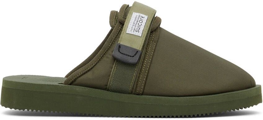 Suicoke Green ZAVO-Cab Slippers - Picture 5