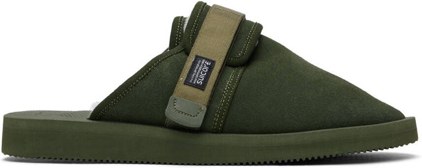 Suicoke Green ZAVO-Mab Sandals - Picture 3