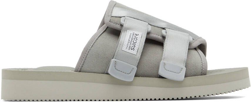 Suicoke Grey KAW-VS Sandals - Picture 5
