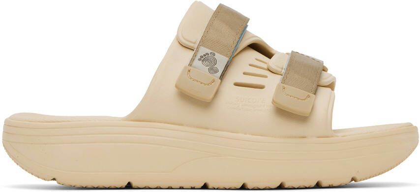 Suicoke Khaki & Beige URICH Sandals - Picture 5
